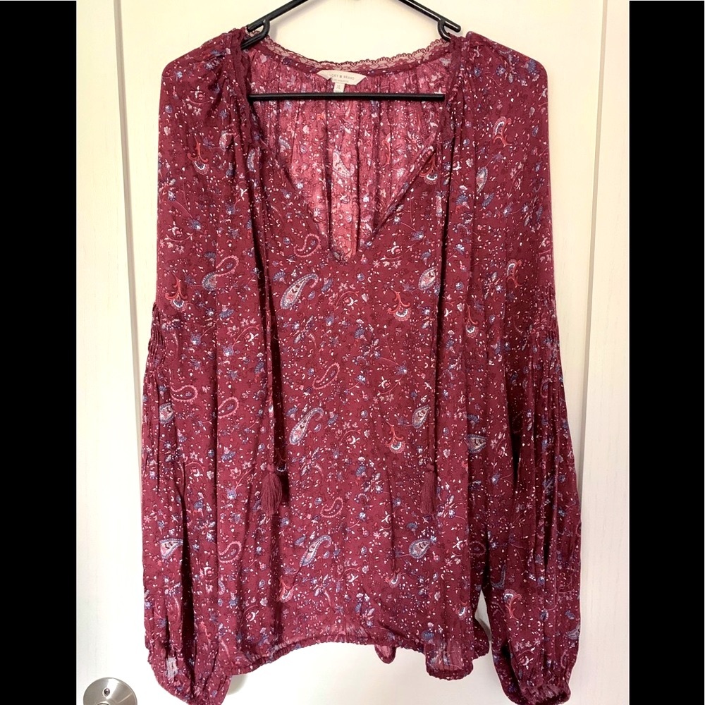 Lucky Brand Boho tunic top
